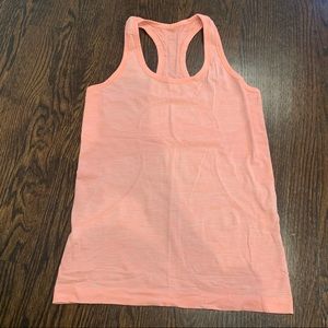 Lululemon orange tank (6)